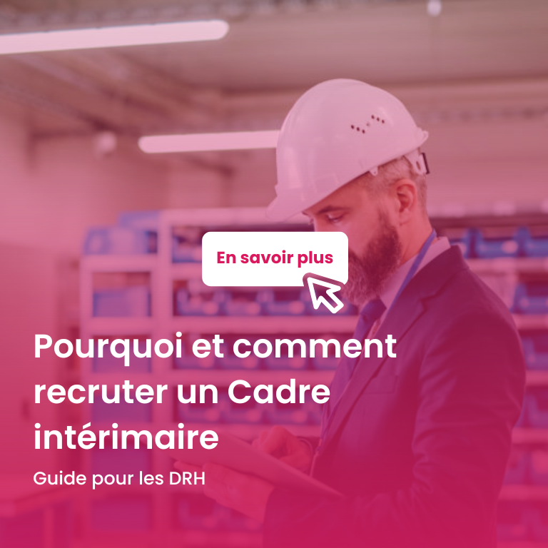 recrutement cadre intérimaire